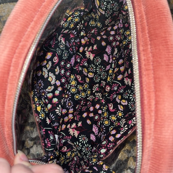 Vera Bradley Salmon and Burgundy Corduroy Women's Bag Set - Picture 7 of 10